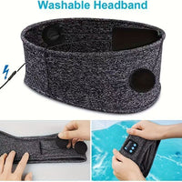 Bluetooth Headband Sports Sleep Headband Eye Mask