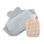 Fill the hot water bag with water for warmth