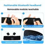 Bluetooth Headband Sports Sleep Headband Eye Mask