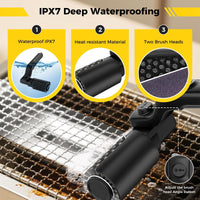 Electric Grill Cleaning Brush with Wireless Speed Control