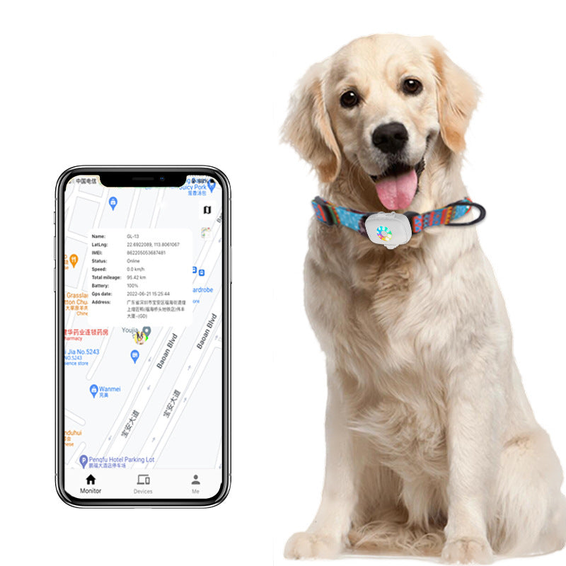 Wireless Charging 4G Pet GPS Tracker Collar