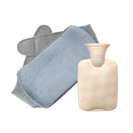 Fill the hot water bag with water for warmth