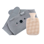 Fill the hot water bag with water for warmth