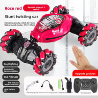 Gesture-sensing twisting car