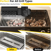 Electric Grill Cleaning Brush with Wireless Speed Control