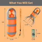 Portable Dog Poop Scooper, No-Touch Handheld Doggy Poop Scooper Great for Walks, Travels
