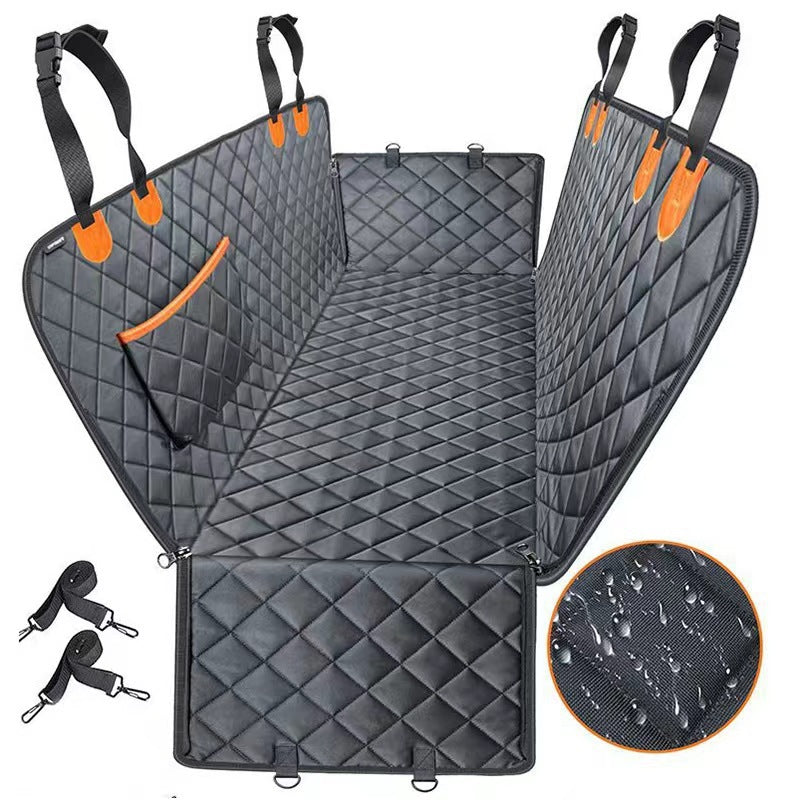 Car Seat Cover for Pets Waterproof Seat Cover Heavy Duty Scratch Proof Nonslip Durable Soft Back Seat Covers for Cars