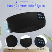 Bluetooth Headband Sports Sleep Headband Eye Mask