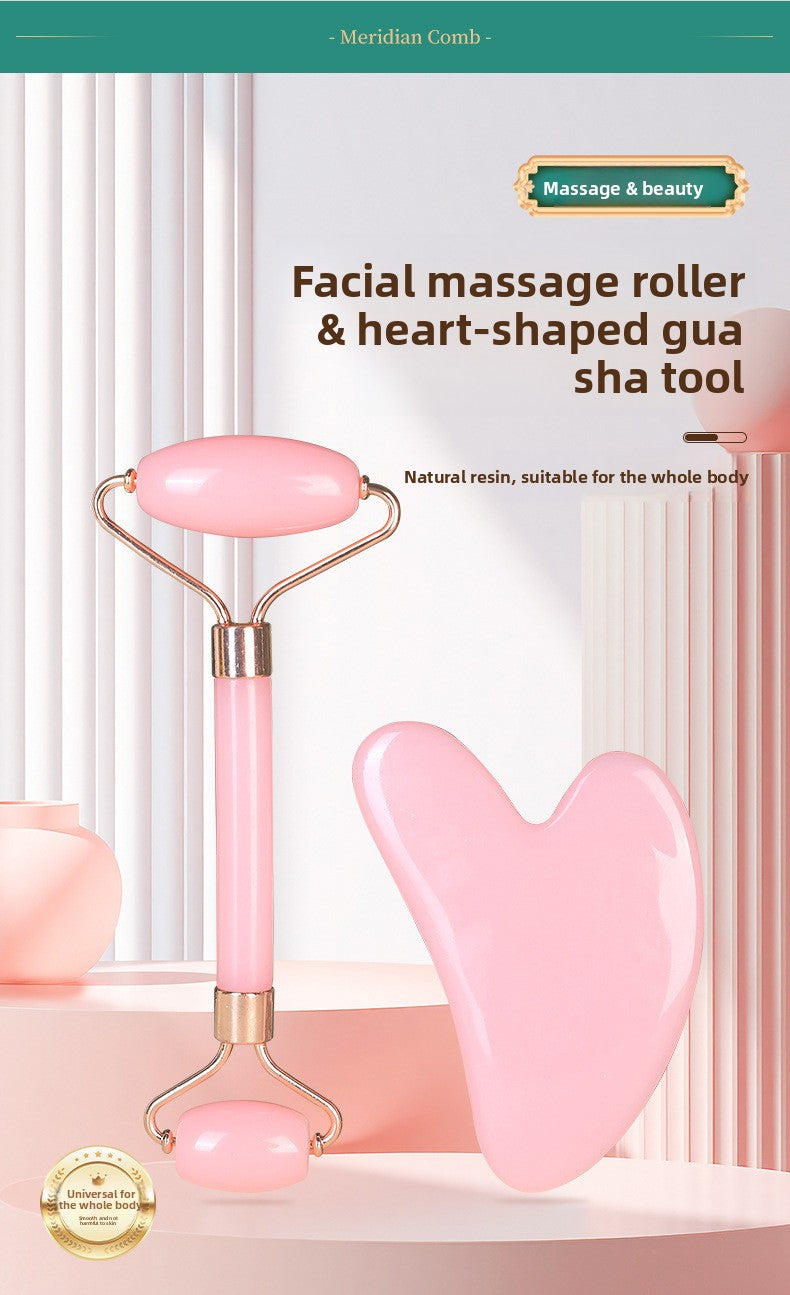 Double-Head Facial Roller Massager