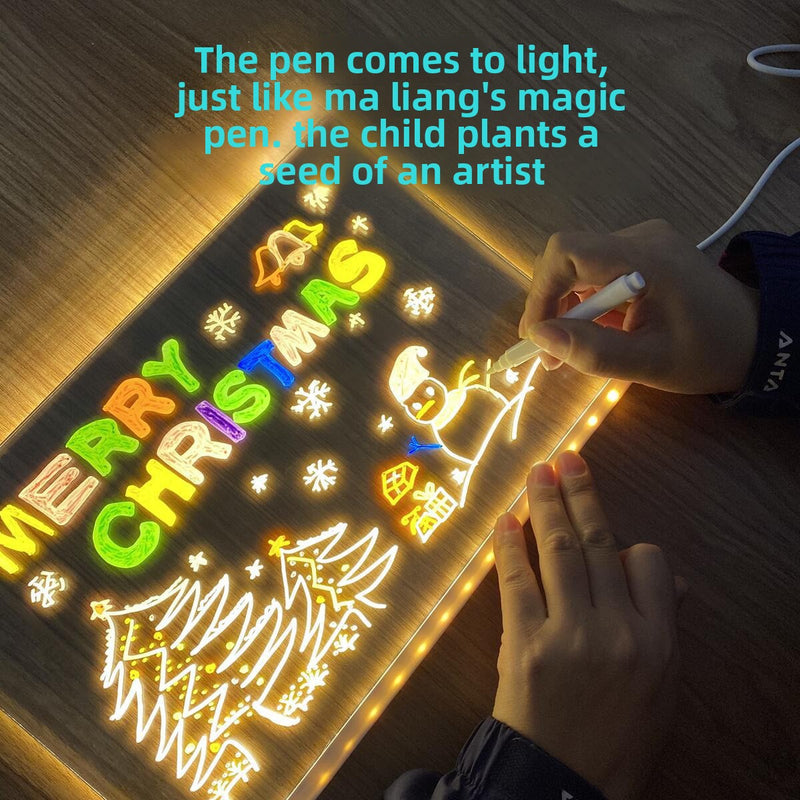 Children's Double-Sided Acrylic Drawing Board with Stand