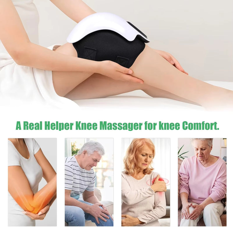 Smart Knee Massager with Heat & Red Light Therapy
