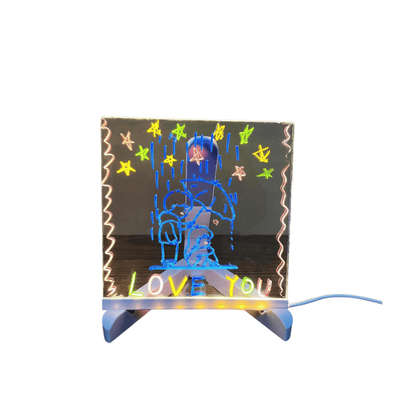 Children's Double-Sided Acrylic Drawing Board with Stand