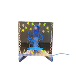 Children's Double-Sided Acrylic Drawing Board with Stand