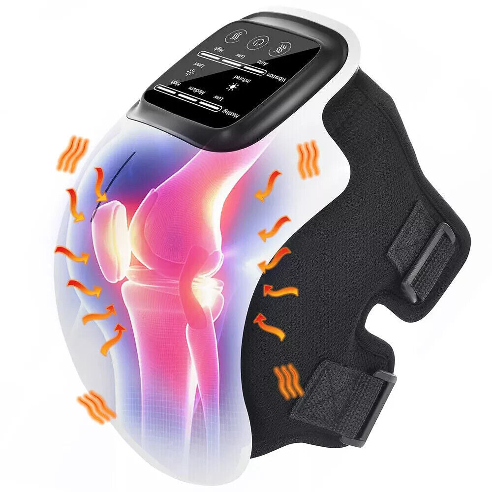 Smart Knee Massager with Heat & Red Light Therapy