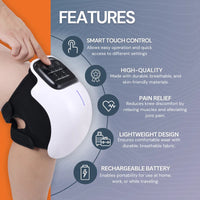 Smart Knee Massager with Heat & Red Light Therapy