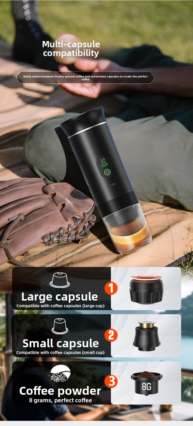 Smart Digital Capsule Coffee Machine