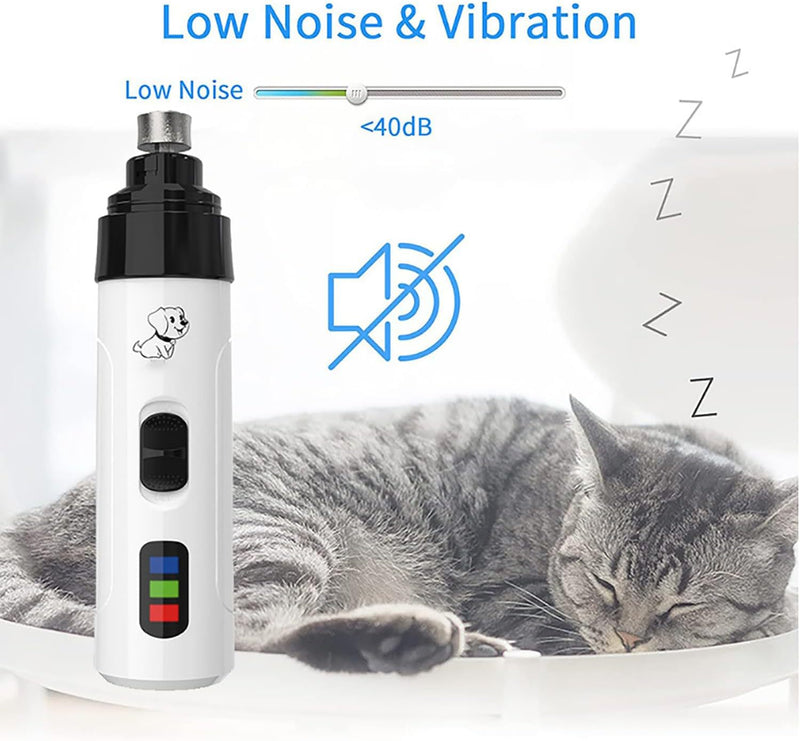 Pet Nail Grinder  Safe Electric Nail Trimmer for Dogs & Cats
