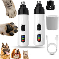 Pet Nail Grinder  Safe Electric Nail Trimmer for Dogs & Cats
