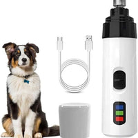 Pet Nail Grinder  Safe Electric Nail Trimmer for Dogs & Cats