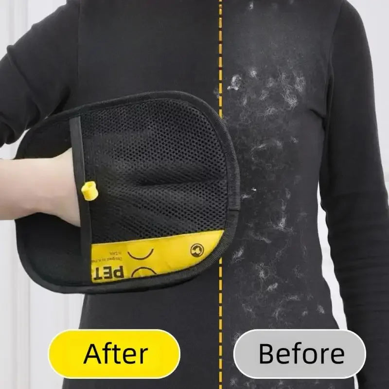 2-in-1 Pet Hair Removal Glove for Cats & Dogs Reusable & Washable